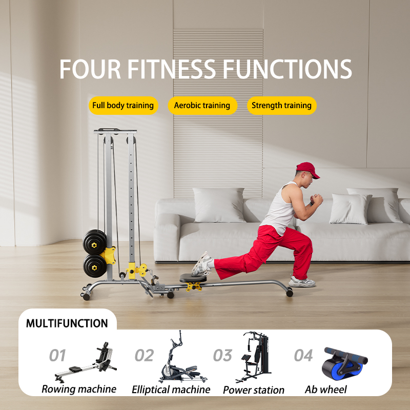 Vertical Leg Press - Multi-purpose Lat Machine Home with High