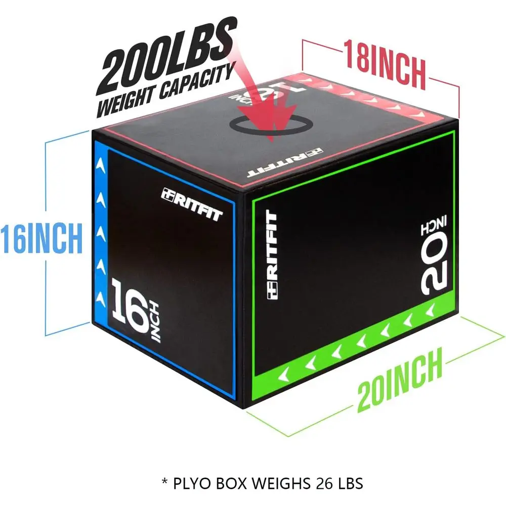 3-in-1 Plyometric Box Set - 30 - огляд і ціна Home Gym Jump Box