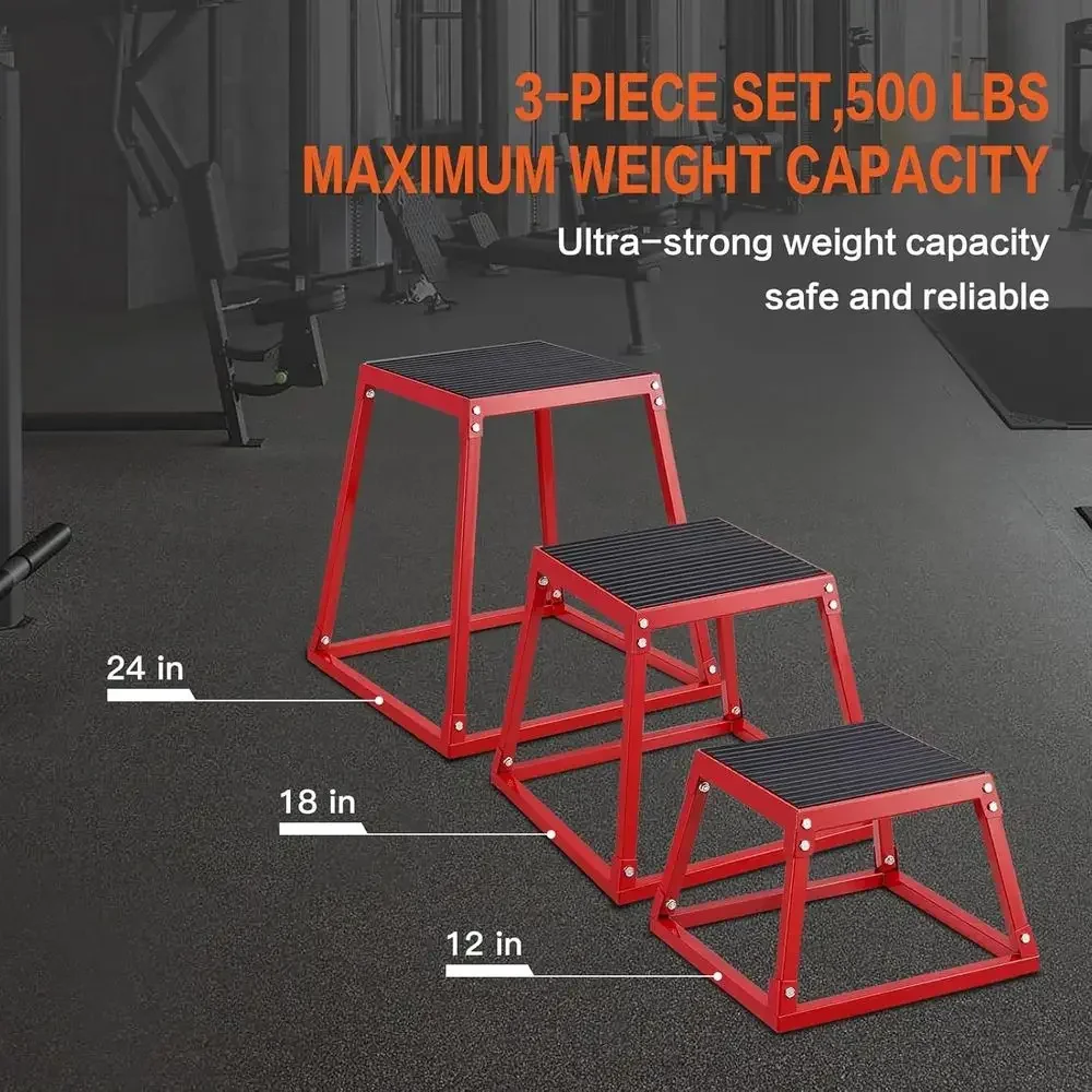 Set of 3 Plyometric Jump Boxes - огляд і ціна Home Gym Jump Box