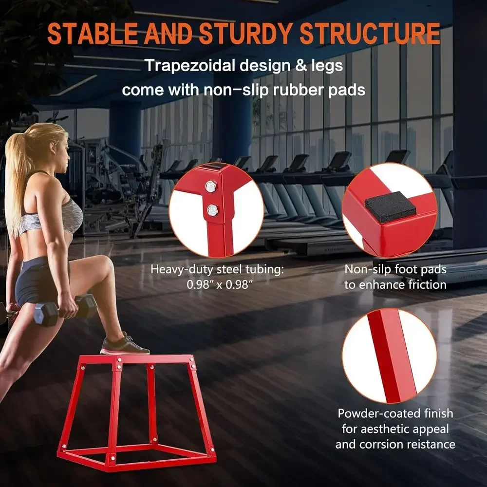 Set of 3 Plyometric Jump Boxes - огляд і ціна Home Gym Jump Box
