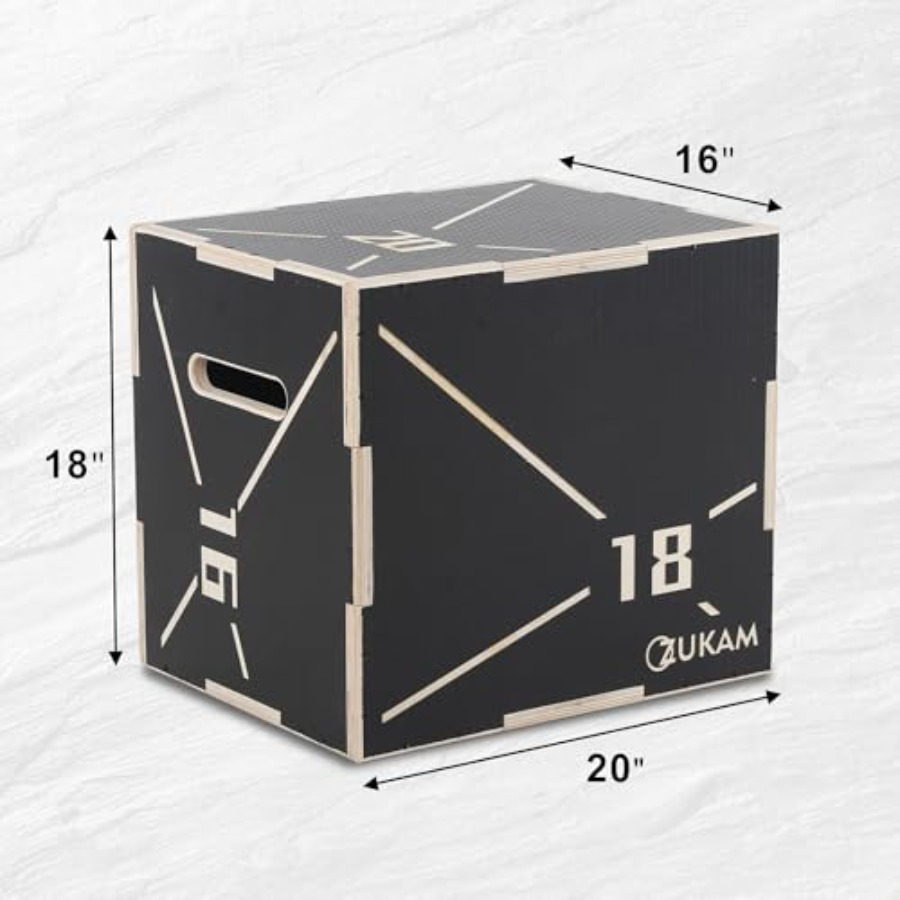 Non-Slip Wood Plyometric Jump  - огляд і ціна Home Gym Jump Box