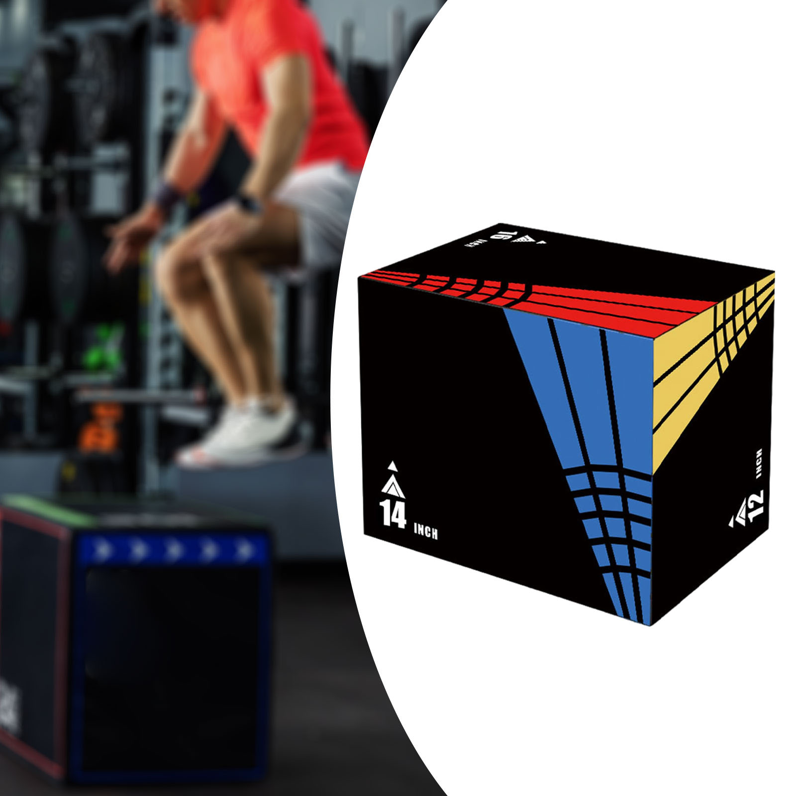 3-in-1Jump Box Plyometric Box  - огляд і ціна Home Gym Jump Box