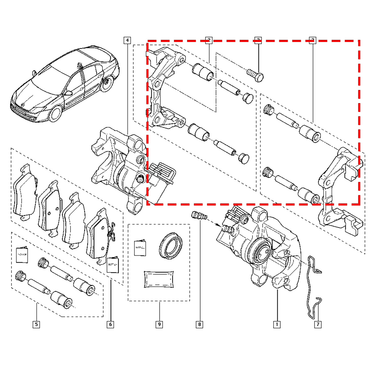 1/2Set Front Brake Caliper Sli - огляд і ціна Gliding Disc Slider