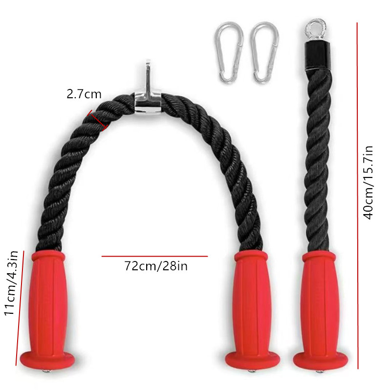 Ergonomic Tricep Ropes Non-Sli - огляд і ціна Home Gym Unit