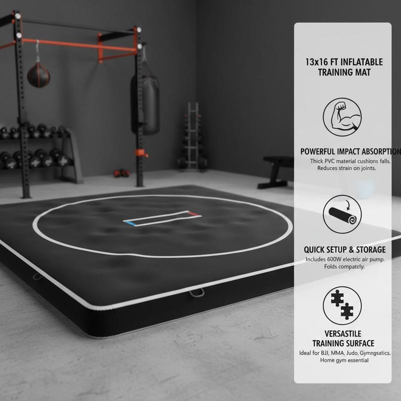 Inflatable Grappling Pad 13x13 - огляд і ціна Home Gym Practice