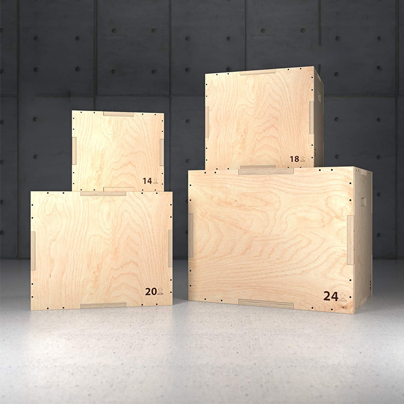 3 In 1 Wooden Fitness Plyometr - огляд і ціна Home Gym Jump Box