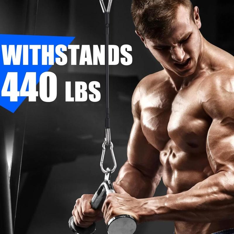1/2Pcs Gym Cable Extension Com - огляд і ціна Home Gym Lat Pulldown
