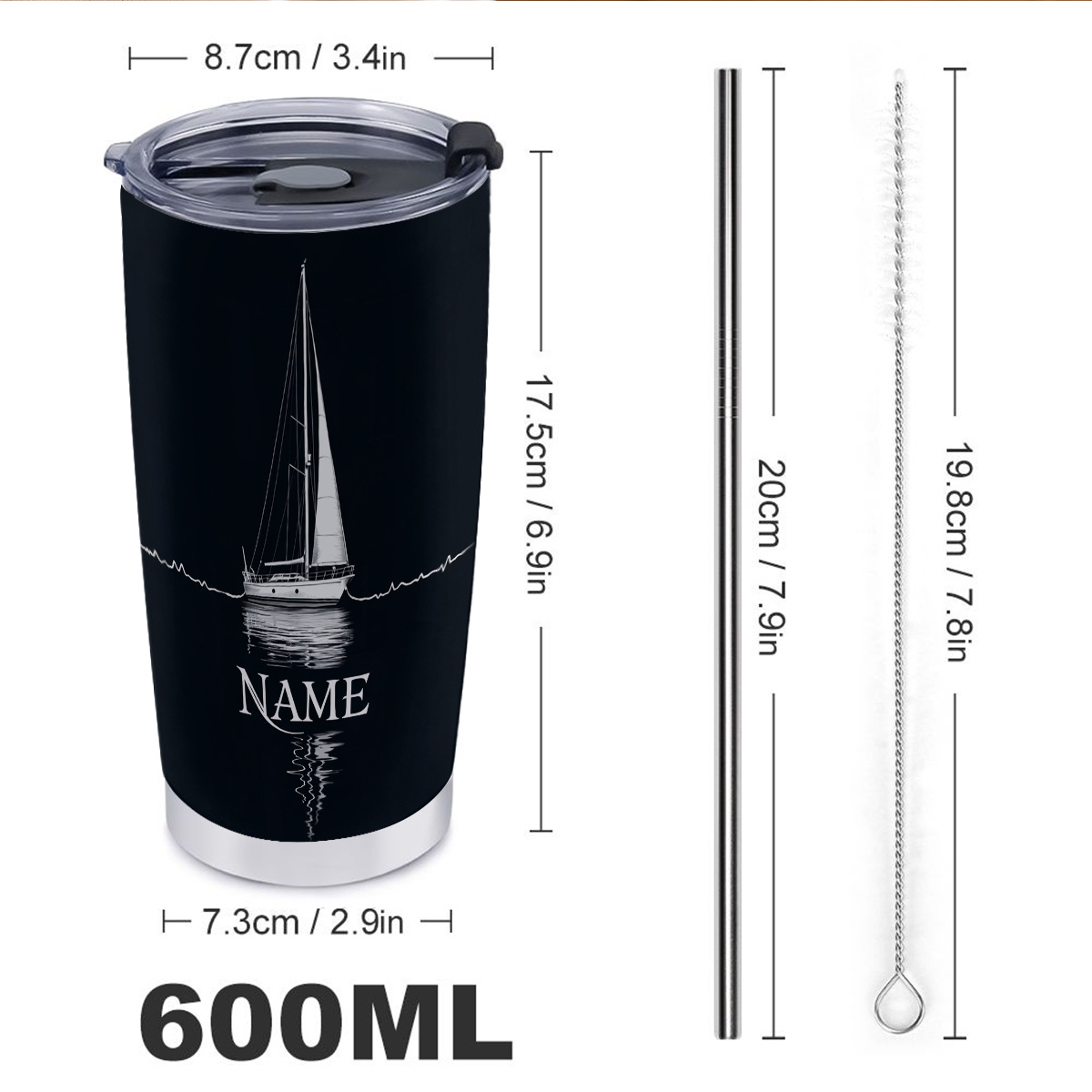 Personalized 20Oz Stainless St - огляд і ціна Home Gym Design