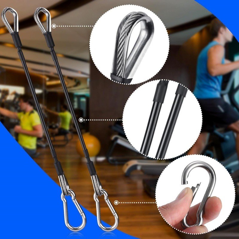 1/2Pcs 25cm Gym Cable Extensio - огляд і ціна Home Gym Lat Pulldown