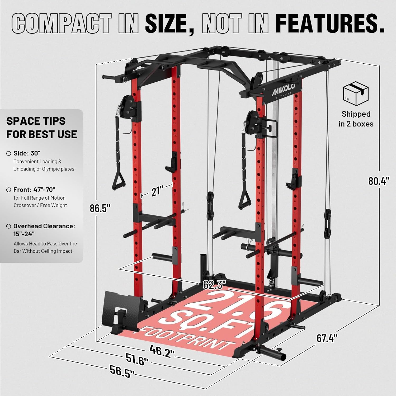 Power Cage with Cable Crossove - огляд і ціна Home Gym Lat Pulldown
