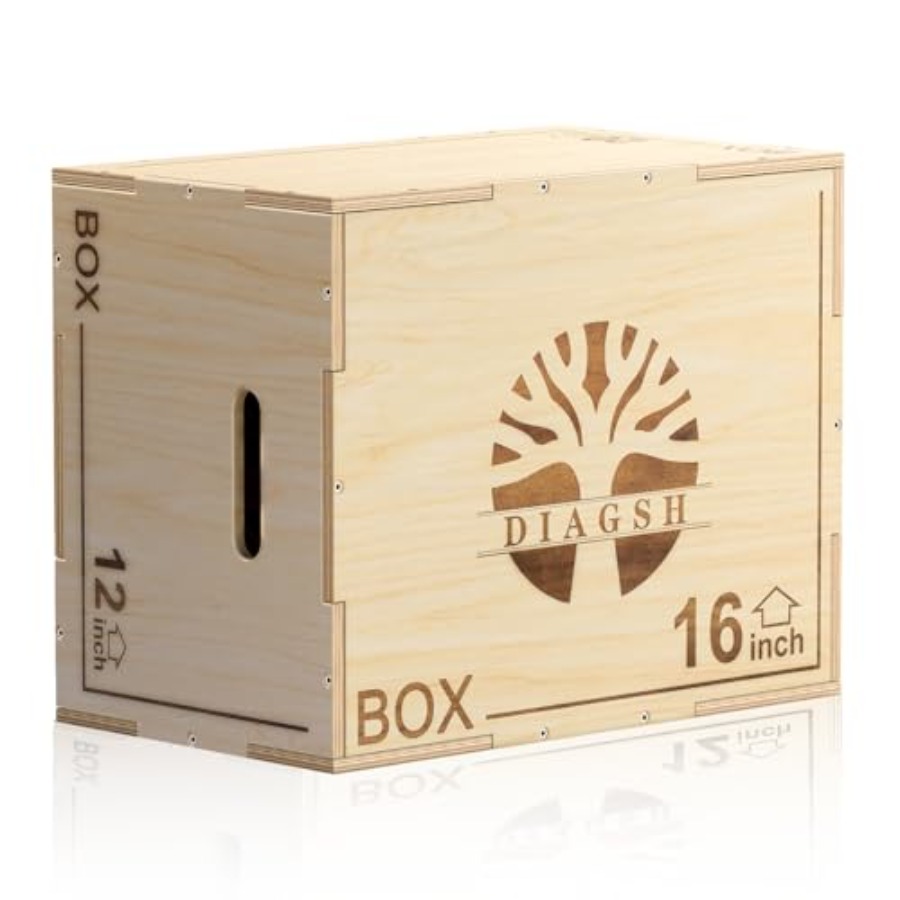 Plyo Box - 3-in-1 wood plyomet - огляд і ціна Home Gym Jump Box