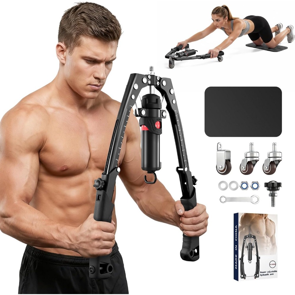 3-in-1 Hydraulic Arm Trainer w - огляд і ціна Ab Roller Wheel